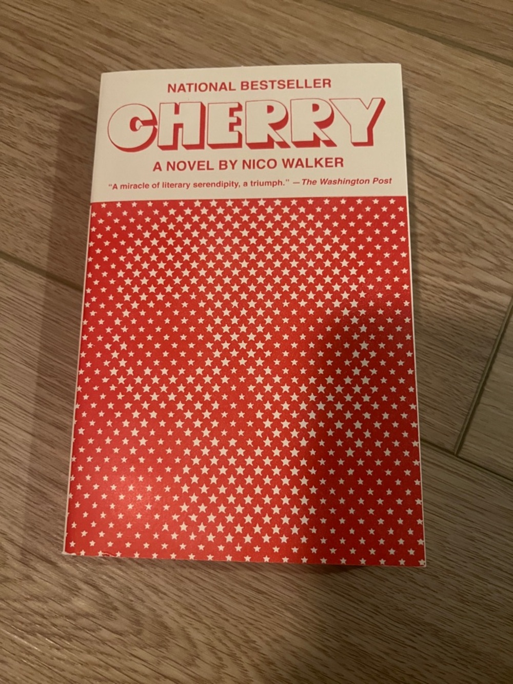 Barnes & Noble Red and White 'CHERRY' Coffee Table Book